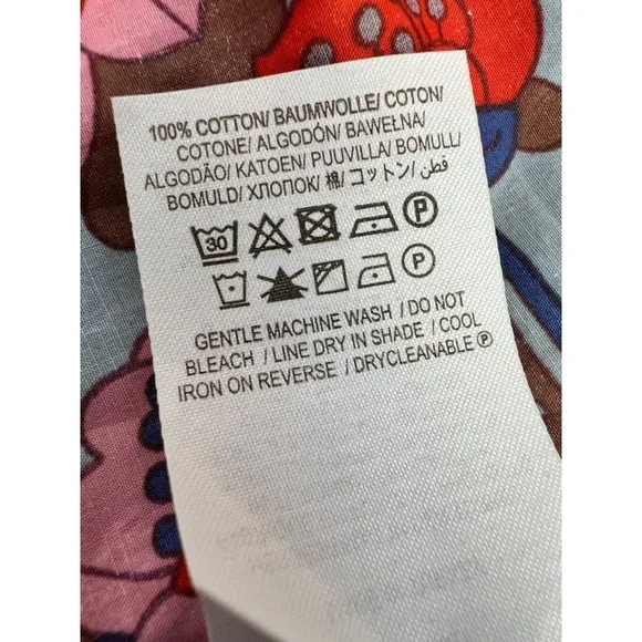 New Boden Size 6R V-Neck Contrast Detail Dress Dusty Blue, Terrace Bud Summer - Picture 12 of 15